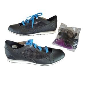 Adidas WMS 10.5 Driver Climacool Mesh Golf Shoes Black 671692 Tongueless W/Laces